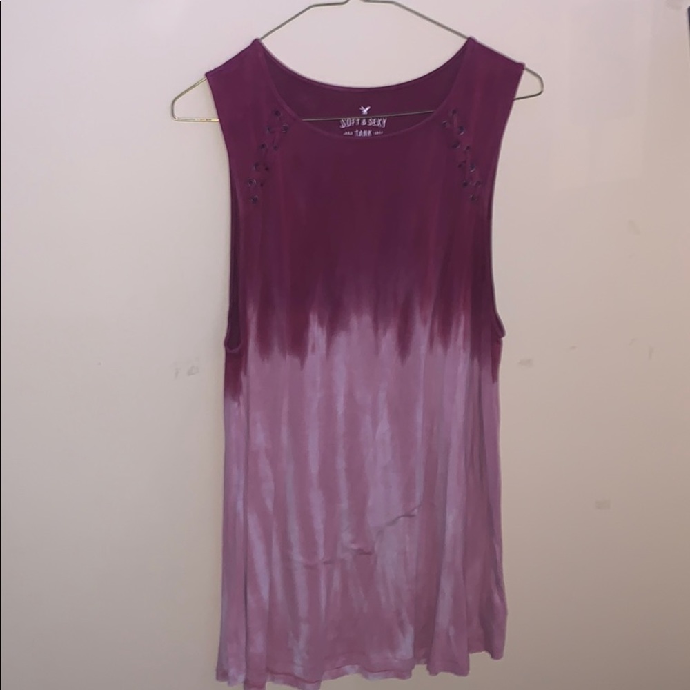Tie Dye American Eagle Soft & Sexy Tank